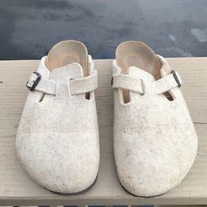 Birkenstock wool clogs size 35
